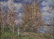 Alfred Sisley Small Meadows in Spring Spain oil painting artist